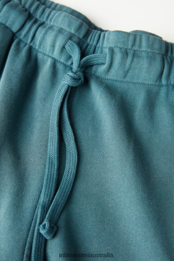 Intimissimi Men 162J-Light Green Apparel 0RJT48191 Washed Collection Long Fleece Pants