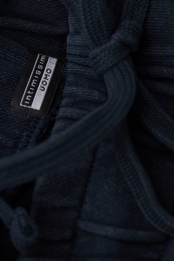 Intimissimi Men 763I-Blue Apparel 0RJT48184 Washed Collection Long Fleece Pants