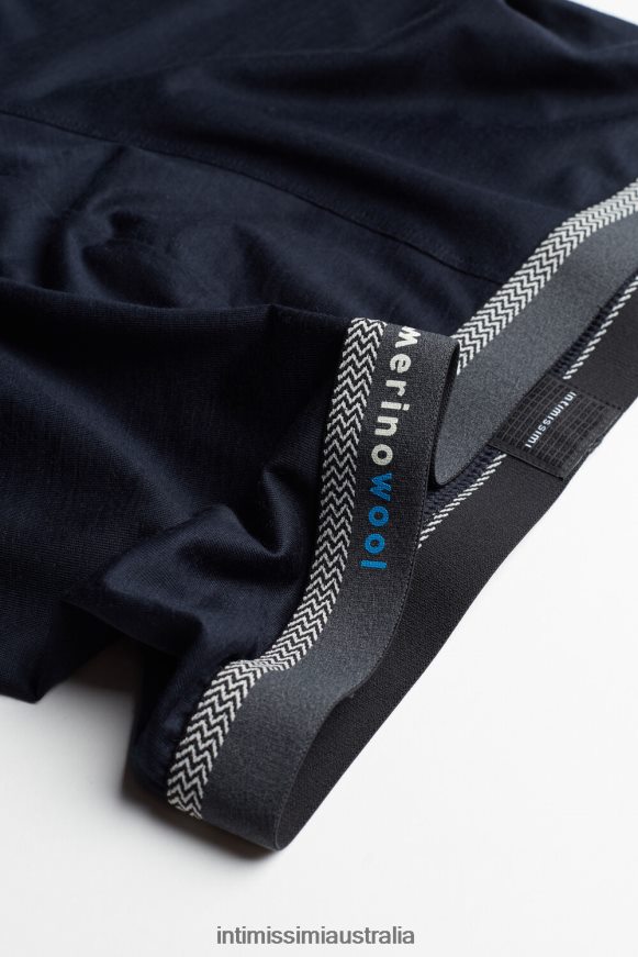 Intimissimi Men 800-Midnight Blue Apparel 0RJT48245 Merino Wool Leggings