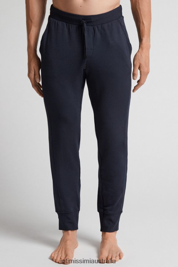 Intimissimi Men 800-Midnight Blue Apparel 0RJT48254 Long Micromodal Trousers