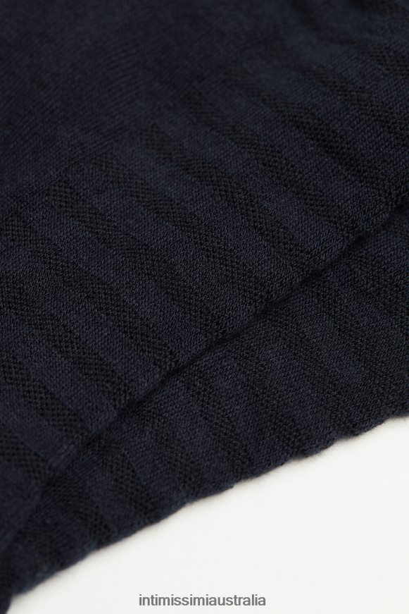 Intimissimi Men 016-Blue Socks 0RJT48364 Terry Cotton Socks