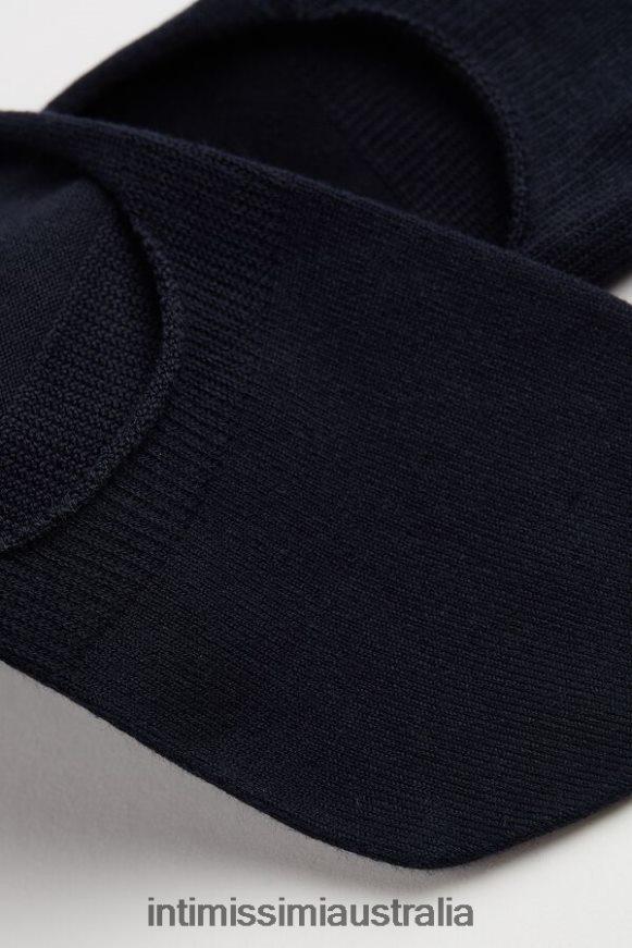 Intimissimi Men 016-Blue Socks 0RJT48396 Stretch Cotton Footlet Socks