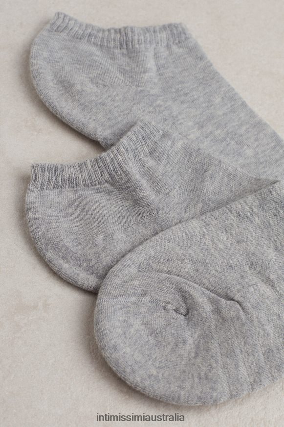 Intimissimi Men 2000-Grey Fleece Socks 0RJT48361 Terry Cotton Socks