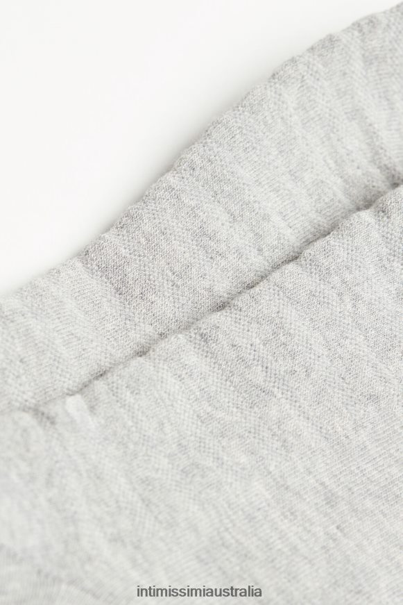 Intimissimi Men 2000-Grey Fleece Socks 0RJT48361 Terry Cotton Socks