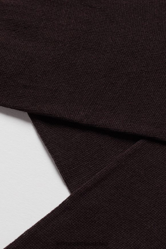 Intimissimi Men 015-Brown Socks 0RJT48400 Short Sateen Cotton Lisle Socks