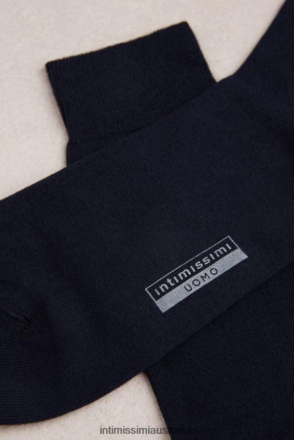 Intimissimi Men 016-Blue Socks 0RJT48382 Short Warm Cotton Socks