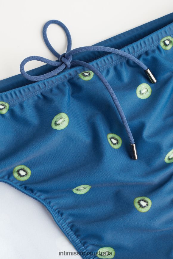 Intimissimi Men 286J-Kiwi Fruit-Print Pacific Blue Apparel 0RJT48437 Kiwi-Print Swim Briefs
