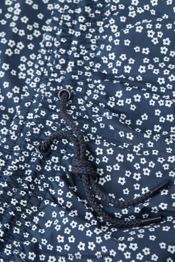 Intimissimi Men 271J-Micro Floral-Print Deep Blue Apparel 0RJT48441 Micro Floral-Print Swim Shorts