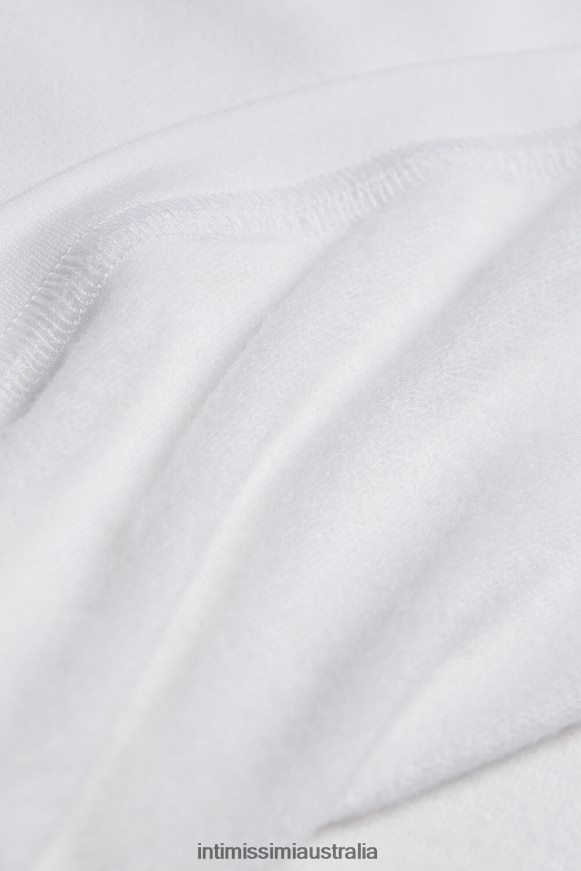 Intimissimi Men 001-White Apparel 0RJT48228 Short-Sleeve Modal-Cashmere Top