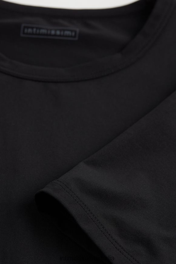 Intimissimi Men 019-Black Apparel 0RJT48454 Microfibre T-Shirt