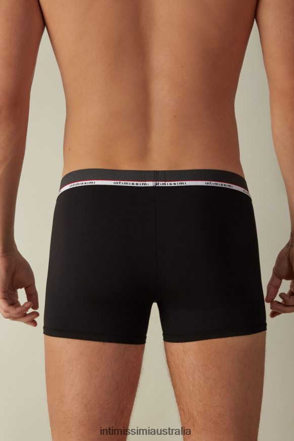 Intimissimi Men 019-Black Underwear 0RJT48137 Micromodal Boxers