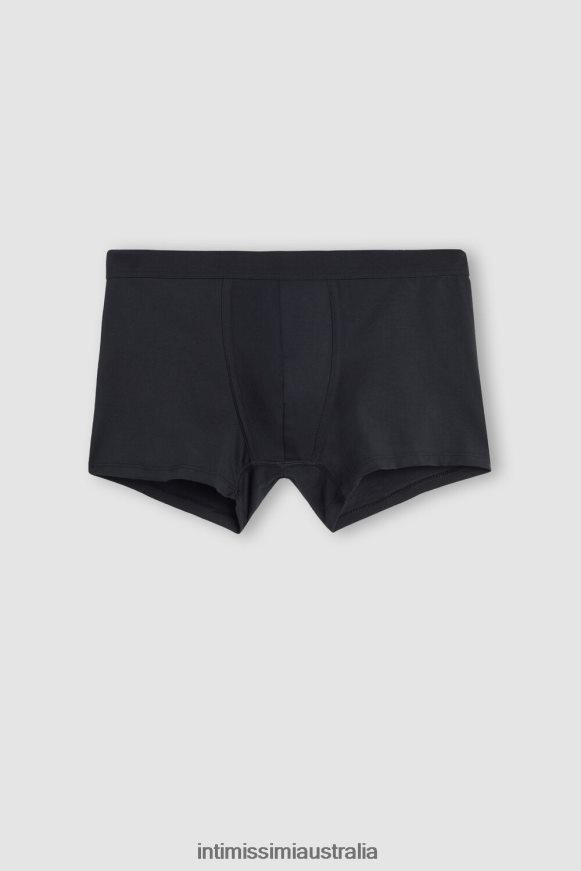 Intimissimi Men 019-Black Underwear 0RJT48144 Supima Cotton Loose Fit Boxers