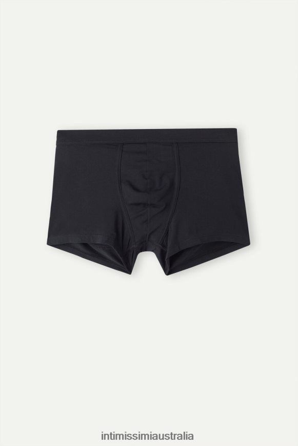 Intimissimi Men 019-Black Underwear 0RJT4822 Stretch Cotton Push-Up Boxers
