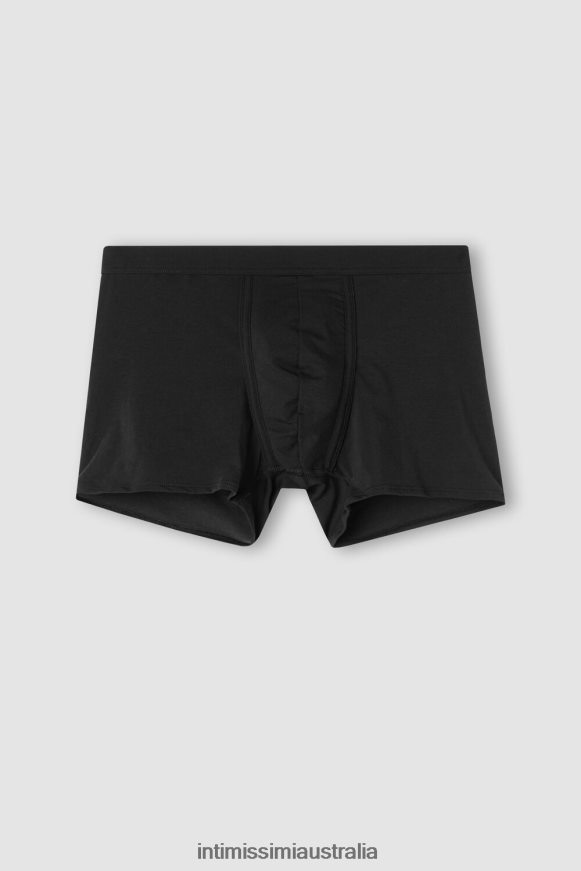 Intimissimi Men 019-Black Underwear 0RJT4852 Natural Fresh Supima Cotton Boxers