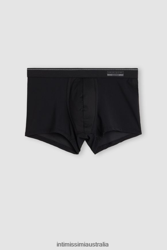 Intimissimi Men 019-Black Underwear 0RJT4896 Super Fresh Micro-Mesh Boxers