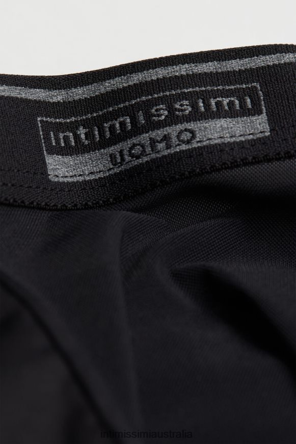 Intimissimi Men 019-Black Underwear 0RJT4896 Super Fresh Micro-Mesh Boxers