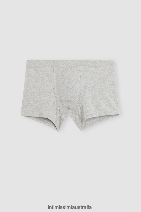 Intimissimi Men 031-Light Grey Melange Underwear 0RJT48123 Supima Cotton Loose Fit Boxers