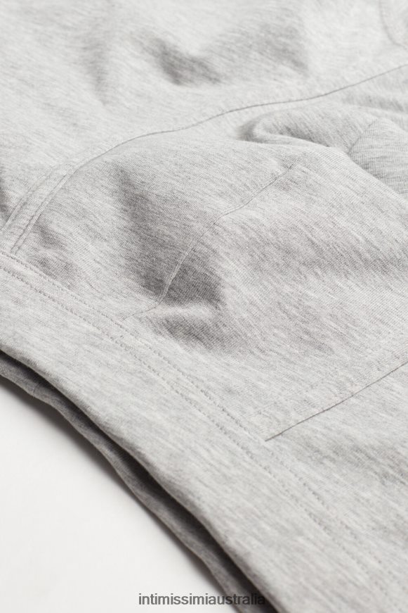 Intimissimi Men 031-Light Grey Melange Underwear 0RJT48123 Supima Cotton Loose Fit Boxers