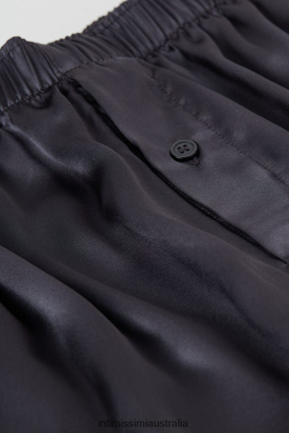 Intimissimi Men 037J-Dark Grey Underwear 0RJT4868 Silk Boxers