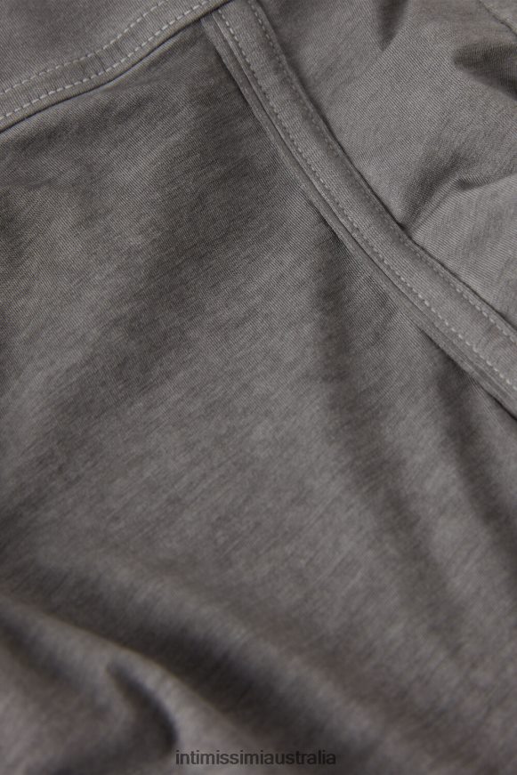 Intimissimi Men 040J-Washed Black Underwear 0RJT4870 Natural Fresh Supima Cotton Boxers