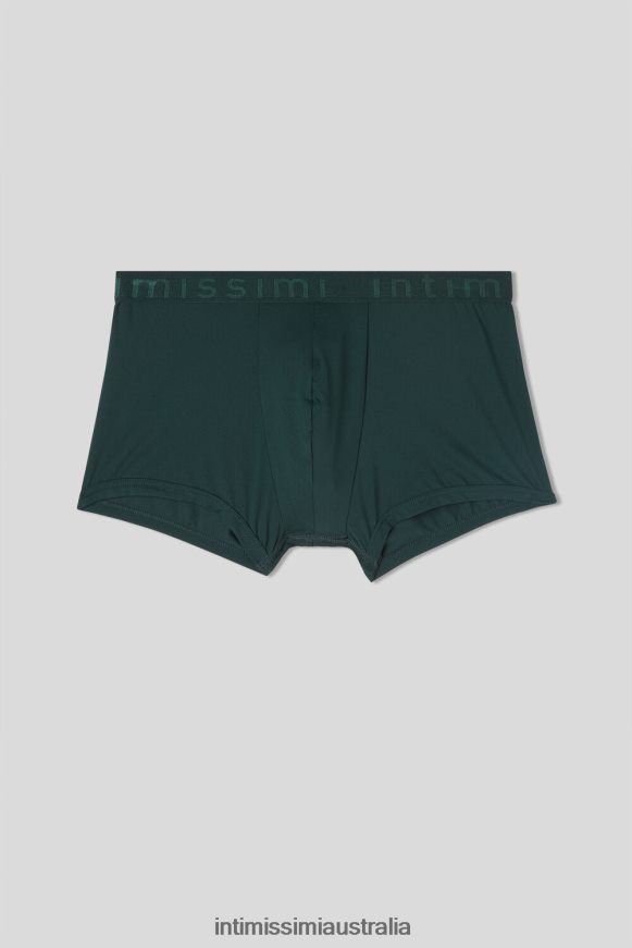 Intimissimi Men 132J-Dark Green Underwear 0RJT4815 Boxer Shorts in Microfibre with Logo