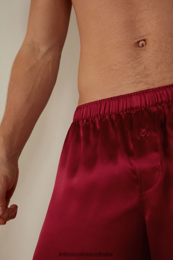 Intimissimi Men 1473-Red Underwear 0RJT4890 Silk Boxers