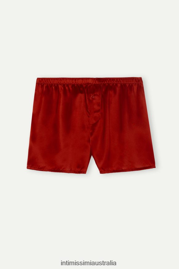 Intimissimi Men 1473-Red Underwear 0RJT4890 Silk Boxers