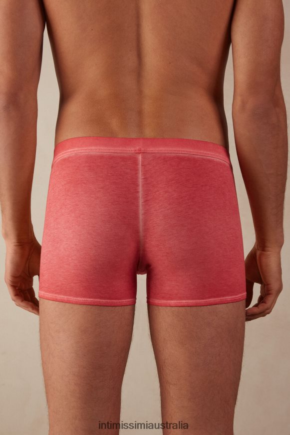 Intimissimi Men 318J-Oil Red Underwear 0RJT4827 Natural Fresh Supima Cotton Boxers