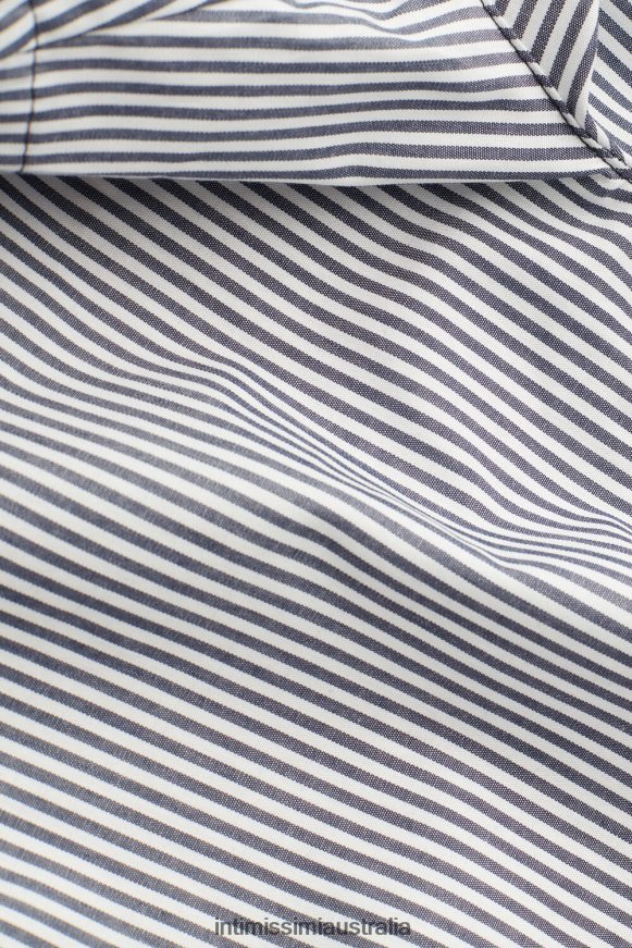 Intimissimi Men 325J-White/Blue Stripe Underwear 0RJT4832 Print-Detail Boxers