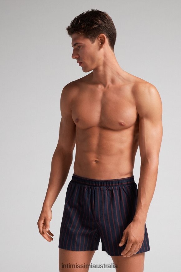 Intimissimi Men 376J-Riga Mattone Underwear 0RJT4812 Print-Detail Boxers