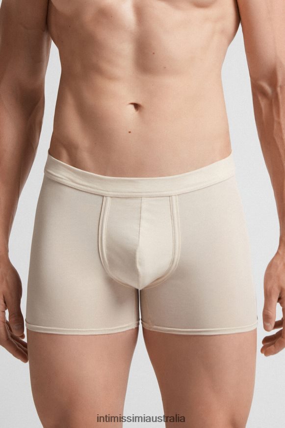 Intimissimi Men 721I-Beige Rope Underwear 0RJT4874 Natural Fresh Supima Cotton Boxers
