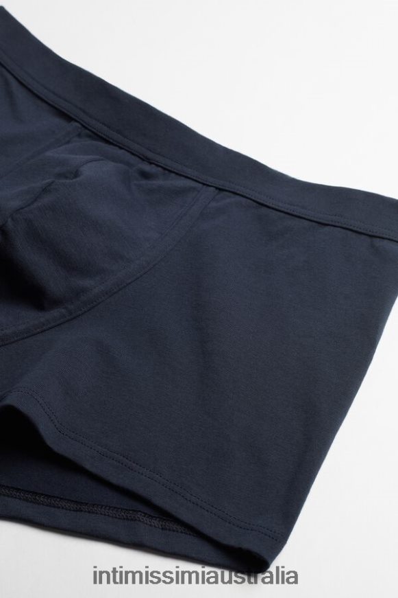 Intimissimi Men 800-Midnight Blue Underwear 0RJT48142 Supima Cotton Loose Fit Boxers