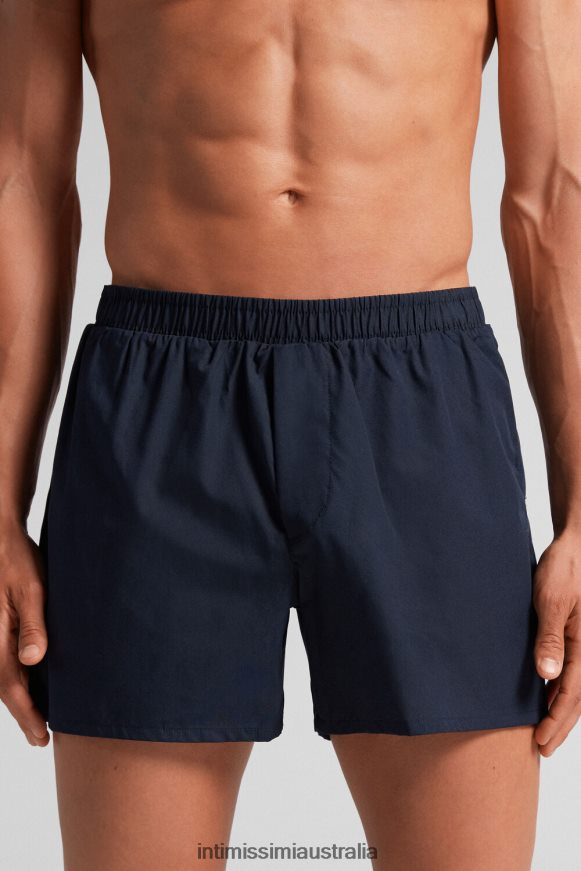 Intimissimi Men 800-Midnight Blue Underwear 0RJT4819 Print-Detail Boxers