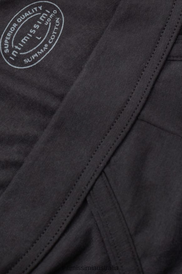 Intimissimi Men 019-Black Underwear 0RJT4833 Natural Fresh Supima Cotton Briefs