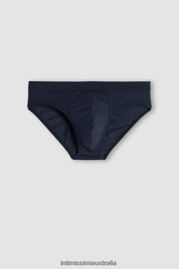 Intimissimi Men 800-Midnight Blue Underwear 0RJT48143 Supima Cotton Briefs
