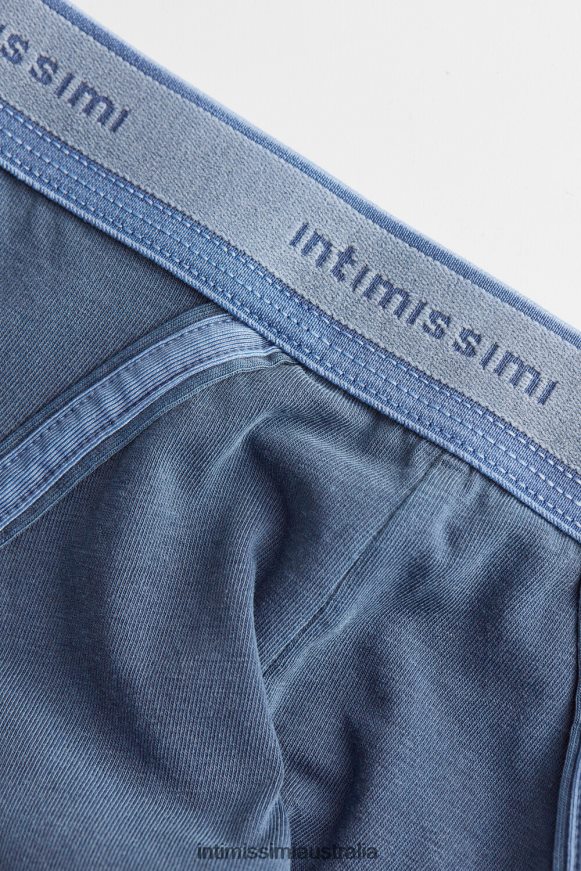 Intimissimi Men 864I-Dark Blue Underwear 0RJT4881 Garment-Dyed Stretch Supima Cotton Briefs