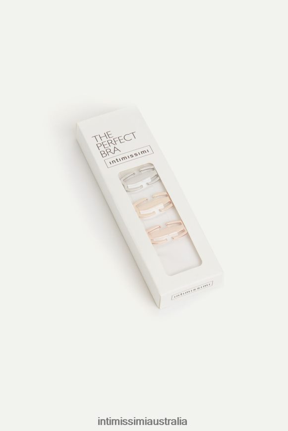 Intimissimi Women 4376-Silver/Gold/Pink Underwear 0RJT48598 Bra Strap Hooks