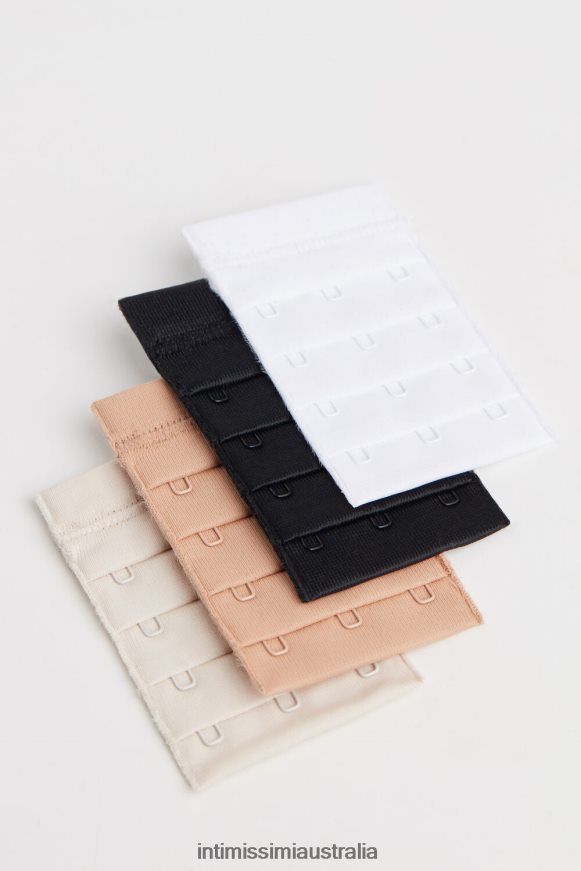 Intimissimi Women 880I-White/Black/Soft Beige/Silk Pink Underwear 0RJT48593 Wide Bra Back Extenders with 3 Hooks