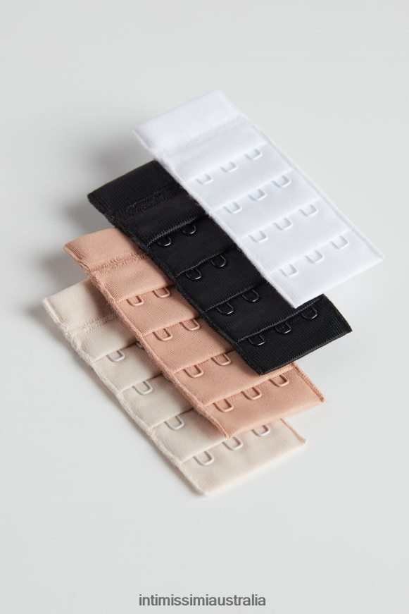 Intimissimi Women 880I-White/Black/Soft Beige/Silk Pink Underwear 0RJT48606 Bra Back Extenders with 3 Hooks