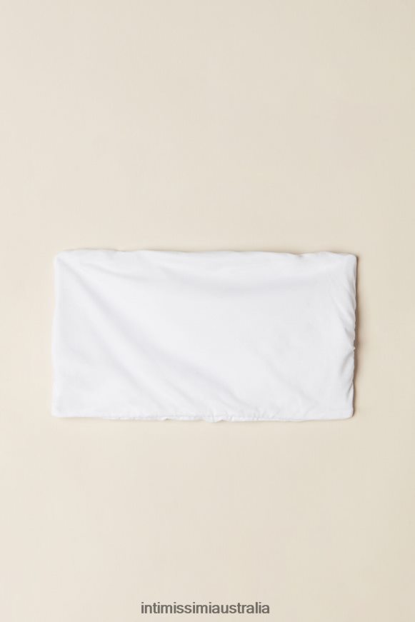 Intimissimi Women 001-White Underwear 0RJT481363 Cotton Bandeau Top