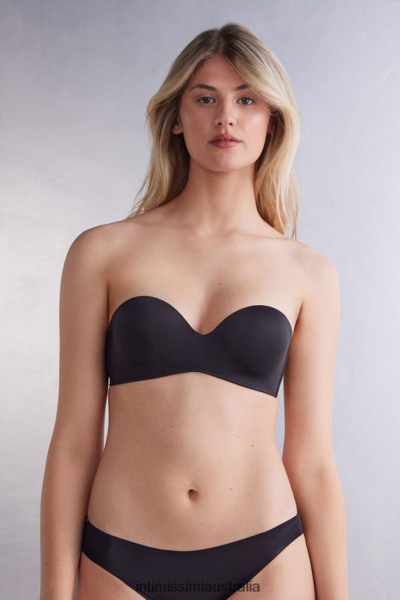 Intimissimi Women 019-Black Underwear 0RJT48518 Gioia Ultralight Microfibre Bandeau Bra
