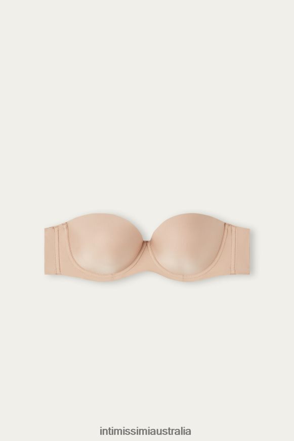 Intimissimi Women 044-Soft Beige Underwear 0RJT48810 Giada Microfibre Bandeau Bra