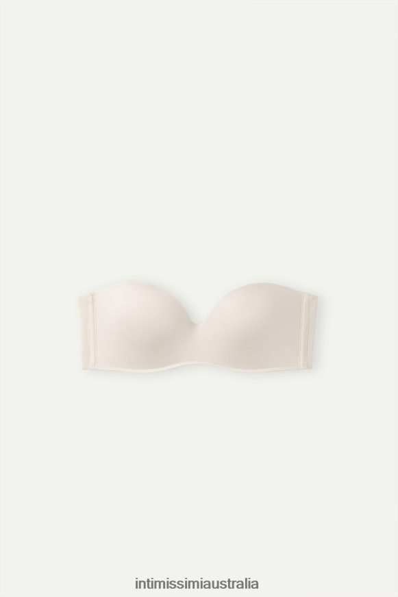 Intimissimi Women 2280-Pink Silk Underwear 0RJT48515 Gioia Ultralight Microfibre Bandeau Bra