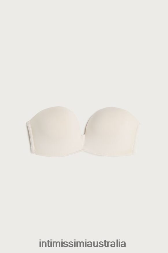 Intimissimi Women 2280-Pink Silk Underwear 0RJT48812 Laura Microfibre Bandeau Bra