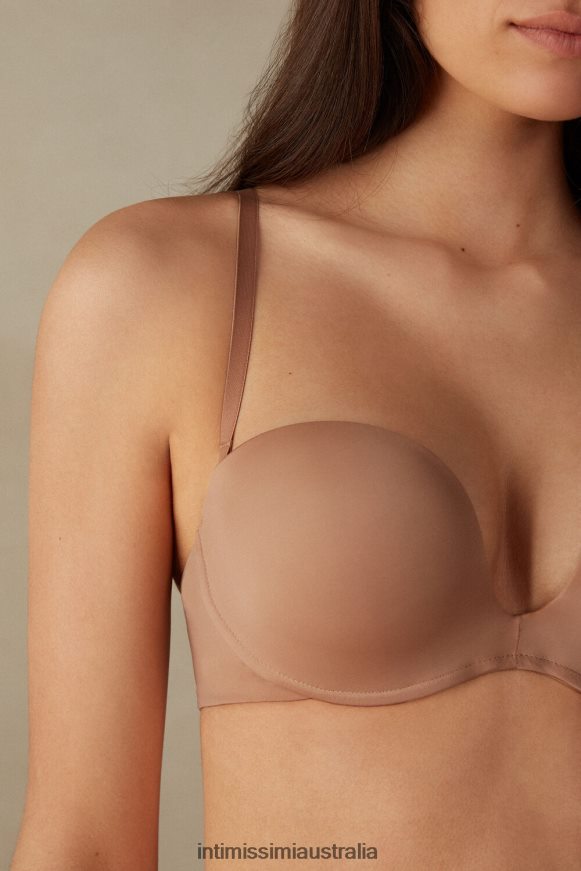 Intimissimi Women 417I-Medium Beige Underwear 0RJT48656 Monica Ultralight Microfibre Bandeau Bra