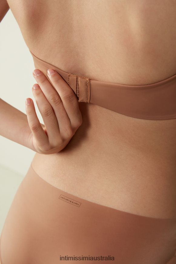 Intimissimi Women 417I-Medium Beige Underwear 0RJT48725 Laura Microfibre Bandeau Bra