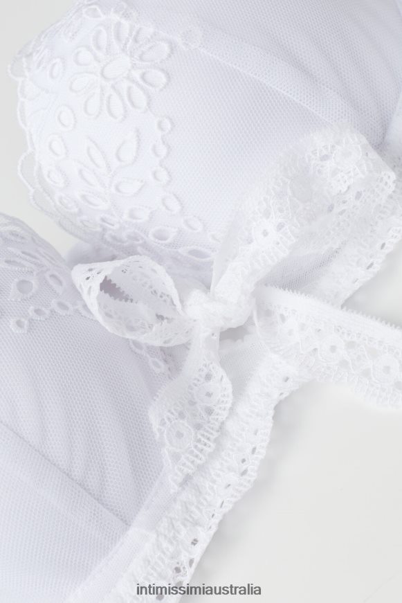 Intimissimi Women 001-White Underwear 0RJT48526 Timeless Simplicity Sofia Balconette Bra