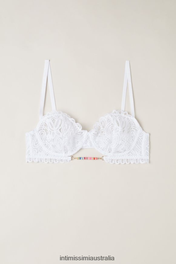Intimissimi Women 001-White Underwear 0RJT48529 Hot Summer Days Balconette Bra