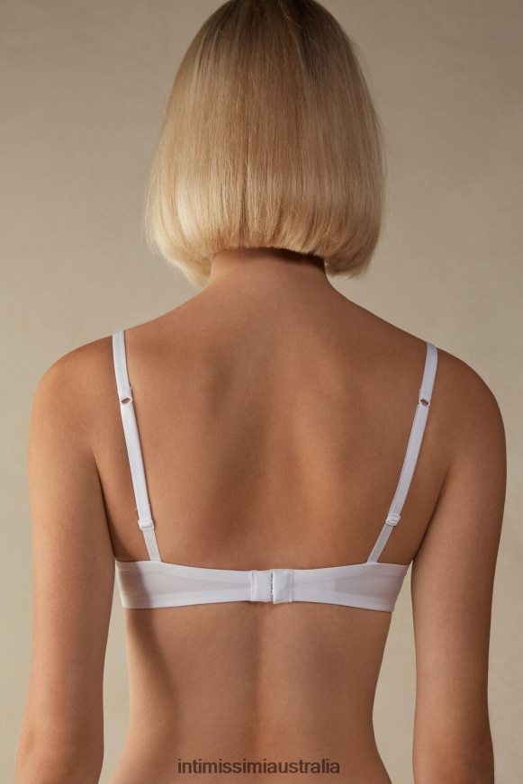 Intimissimi Women 001-White Underwear 0RJT48648 Sofia Ultralight Microfibre Balconette Bra