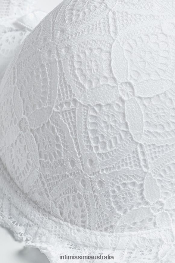 Intimissimi Women 001-White Underwear 0RJT48654 Sofia Lace Balconette Bra
